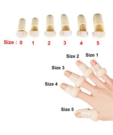 Thinvik Plastic Mallet Finger Support Brace - Joint Protection Splint Set (Size M 2-3-4) - Buy Online on GoSupps.com
