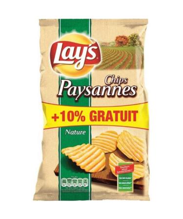 Lay's Chips paysannes nature - 300g pack + 10% free