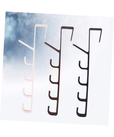BUGUUYO 3pcs Wall Coat Clothes Rack Over The Door Hanger Five Sections Hanging Door - Buy Online on GoSupps.com