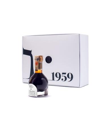 La Secchia - "1959" traditional balsamic vinegar from Modena Dop with the age of 60 years 100 ml bottle with donor and recipe book gift box extra old 60 years