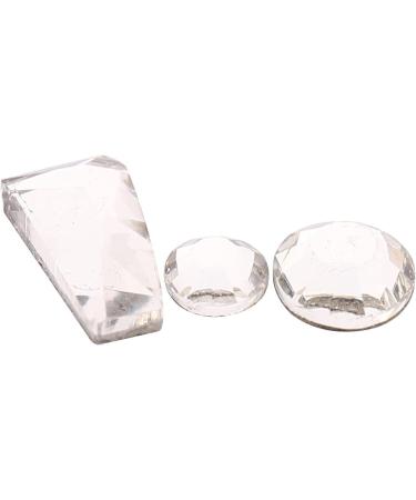 Casstad 1 Box Square Flatback Glass Nail Rhinestones Mixed Nail Art Decoration Stones Shiny Gems Manicure Accessories 4 Models T-Shaped 2x4x6Mm Silver Diamond - Buy Online on GoSupps.com