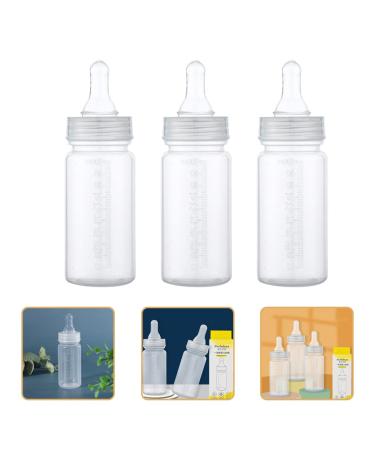 Kisangel 100ml Clear Breastfeeding Bottles 4pcs with Scale Breastmilk Storage & Nursing Bottle for Toddlers - Buy Online on GoSupps.com