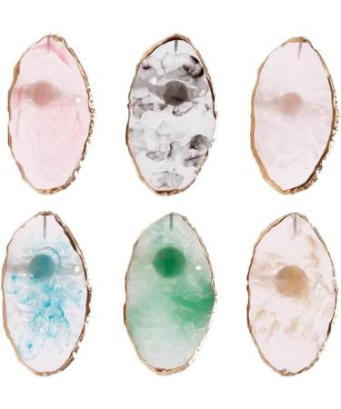 LOUMMRCY Nail Art Palette Rings - Pink Manicure Tools for Creative Nail Art & Color Mixing - Buy Online on GoSupps.com