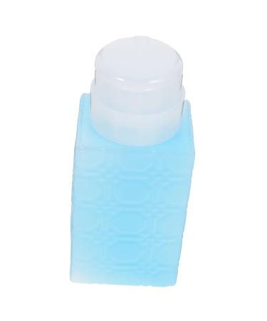 DRESSOOS Nail Gel Polish Gel Nail Polish Pump Dispenser Nail Polish Remover Bottle Nail Polish Remover Dispenser Pump Makeup Remover Container Travel Tool Mini Plastic 6x5x13cm Blue