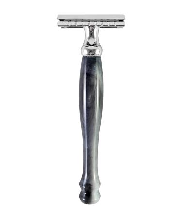 Hans Baier Exclusive safety razor plastic marble look