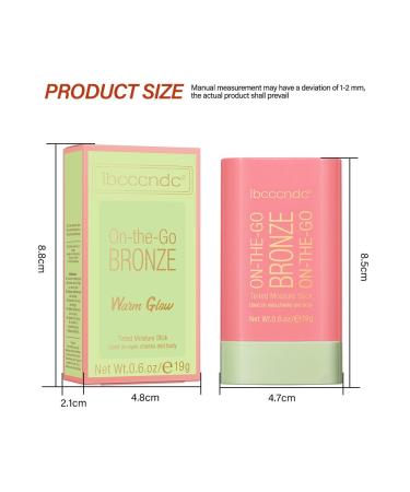 Ultimate Multi-Use Tied Moisture Bronze Stick | Soft Cream Blush Contour & Highlighter | Rich Glow Makeup Stick - 1g - Buy Online on GoSupps.com