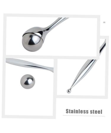 FRCOLOR 5pcs Eye Massage Spoon Set - Anti-Wrinkle Makeup Applicator Sticks for Skin Care | Portable Stainless Steel Face Cream Tools - Buy Online on GoSupps.com