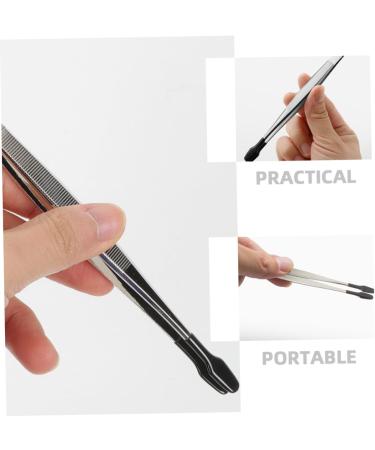 WOONEKY 2ST Stamp Clip Hobby Tweezers - Martensitic Stainless Steel Jewelry Tool for Precision Tweezing Coin & Soldering Use - Buy Online on GoSupps.com