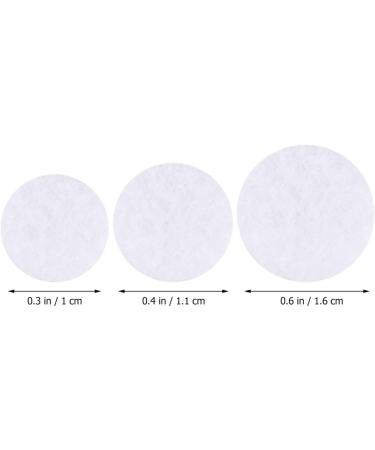 Artibetter 2 Pack 200pcs Cotton Filters Round Filtering Round Vacuum Filter Sponge Small Cotton Facial Accessories Filter Cotton Core Filter Floss an Fittings Filter Material Cosmetic White 1.6x0.1cm White - Buy Online on GoSupps.com