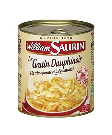 WILLIAM SAURIN - Gratin Dauphinois 850G - Pack of 4 - Special Offer