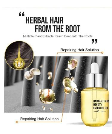 WEISPO 2pcs Hair Density Essential Oil Set - Reduce Dry Hair Care Treatment for Women & Men - Buy Online on GoSupps.com