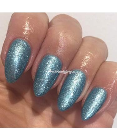 Bluesky Nail Gel Polish Aqua Light Green Blue Shimmer Glacial Mist 80612 UV LED Soak Off 10ml - Buy Online on GoSupps.com