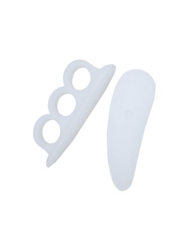 4x Silicone Gel Toe Separator & Hallux Valgus Toe Stretcher - Premium Forefoot Pads for Pain Relief | International Shipping Available - Buy Online on GoSupps.com