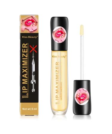 Cozzo Lip Plumper Vitamin E Plumping Lip Maximizer Serum Transparent Toot Lip Oil Lip Plumper Gloss Instant Lip Filler Plump Lip Enhancer Serum (1 PCS)