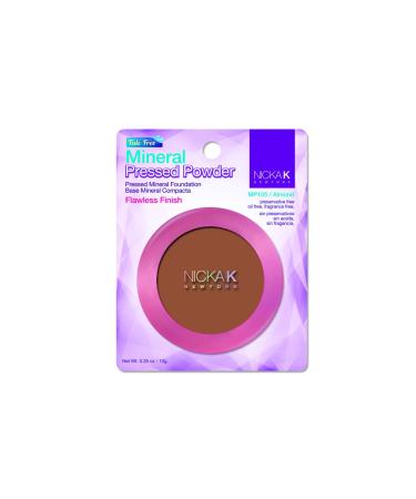 NICKA K New York Mineral Pressed Powder 0.35oz  MP105 Almond ALMOND mp105