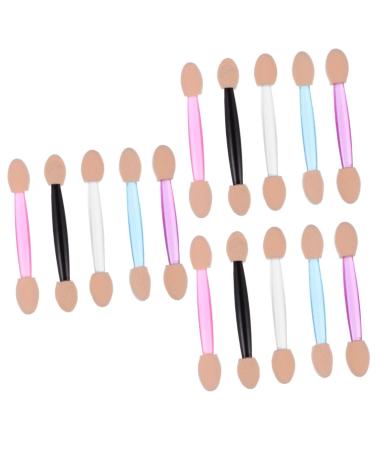 Hemoton 750 Pcs 5 Boxes Double Ended Eyeshadow Brush Eyeshadow Sponge Sponges Makeup Plastic