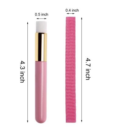 Penta Angel Lash Shampoo Brushes 2Pcs - White Pink Eyelash Extension & Facial Cleaning Tools - Buy Online on GoSupps.com
