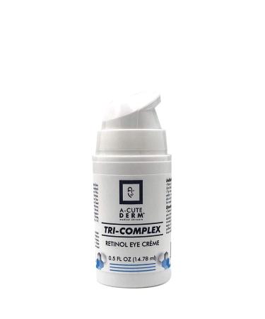 A-Cute Derm Tri-Complex Retinol Eye Cr me | Vitamin C & E | Anti-Wrinkle & Fine Lines Treatment (0.5 oz) - Buy Online on GoSupps.com