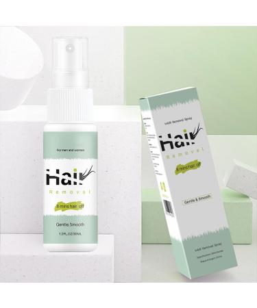Hair Removal Spray for Men & Women - Painless Facial & Body Hair Remover Cream for Underarm Arm Leg & Bikini Areas - 30ml Depilatory Solution - Buy Online on GoSupps.com
