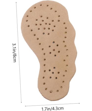 2 Pairs Non-Slip Sandal Insoles - Anti-Slip Cushions for Heels & Summer Comfort - Metatarsal Support Pads in Beige - Buy Online on GoSupps.com