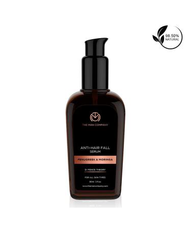 THE MAN COMPANY Hair Growth Serum Hair Regrowth Serum Hair Loss Serum for Hair Growth (90 millilitres) Prevents Breakage Hair fall Free Radicals 98.5% natural with Fenugreek & Moringa