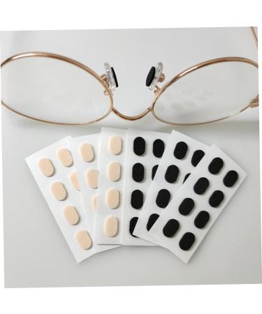 Lurrose 60 Sheet Self-Adhesive Sponge Cushion Nose Pads for Glasses - Plastic Metal Sunglasses Accessories - Assorted Colors (3 Pieces) - Buy Online on GoSupps.com
