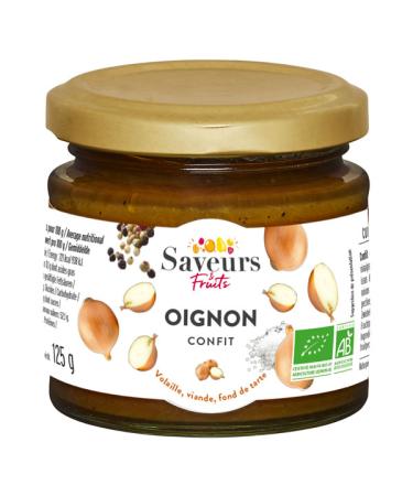 Saveurs & Fruits - Confit d'oignon bio 125gr - Vendu par unit