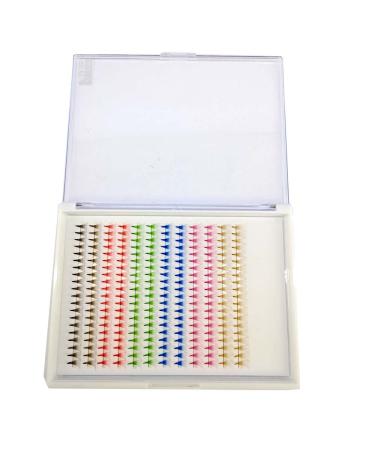HBZGTLAD 120/240PCS Mix Colors Premade Fans Nature Long Volume Eyelashes - 8mm C Curl 0.07mm 240 Fans - Buy Online on GoSupps.com