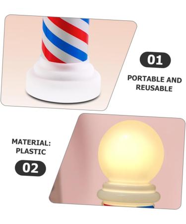 HAPINARY Barber Pole Light Luminous Pole Hair Salon Pole Barber Decoration Salon Pole Lamp Salon Open Pole Light Salon Light Barber Sign Barber Poles Barber Shop Accessories Salon Open Sign - Buy Online on GoSupps.com