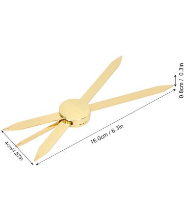 Estink Eyebrow Ruler - Adjustable Accurate Positioning Tool for Symmetrical Makeup | Stainless Steel Gold Design for Novices & Professionals - Buy Online on GoSupps.com