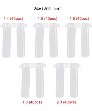 Eyeglasses Buckle Plastic Plug Rimless Good Durability Plastic Plug Easy Glasses Equipment Accessories Suitable for Family Home Accessories - Buy Online on GoSupps.com