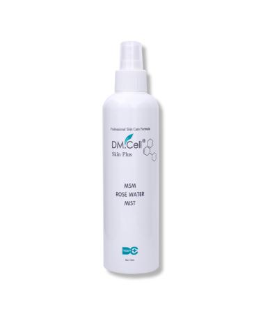 DM.Cell | MSM Damask Rose Water Toner | Refreshing Soothing Calming Moisturizing Facial Spray for Dewy and Radiant Skin | Alcohol Free | Korean Skincare 8.45 oz