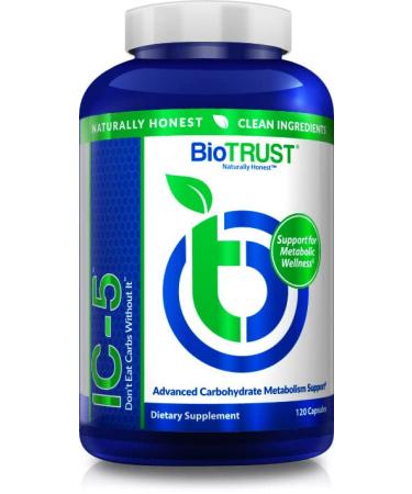 BioTrust IC-5 Keto and Carb Management Supplement Metabolic Support for Ketosis Supports Keto Low Carb and Paleo Lifestyle (60 Servings)