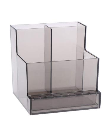 F Fityle 13 Holes Nail Drill Bits Holder Stand Organizer Manicure Tools Box - Black | 10.3cm Height, 10.5cm Width, 9.6cm Bottom Length - Buy Online on GoSupps.com