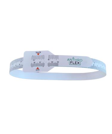 (Pack of 5) AnthroFlex Infant Head Circumference Measuring Tape for Pediatrics Baby Babies - Plastic Reusable Non-Stretchable with End Insert - Measure OFC Occipital Frontal Circumference