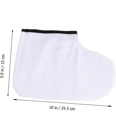 4-Piece Paraffin Therapy Gloves & Ankle Boots Set | Growth Therapy | White Foot Wax & Terry Covers - International Shipping - Buy Online on GoSupps.com
