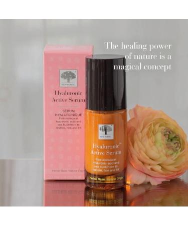New Nordic Hyaluronic Active Serum - With Hyaluronic Acid Squalene and Sea Buckthorn - Hydrated Fresh & Firm Skin - Reduces the Visibility of Wrinkles - For All Skin Types - Odour Free - 30ml - Buy Online on GoSupps.com