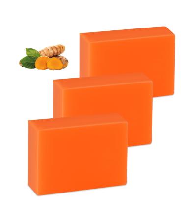 LOPHE Kojic Acid Soap 3 x 100g Kojic Acid Soap with Turmeric anti-dark spot soap for face and body moisturizing evens skin tone