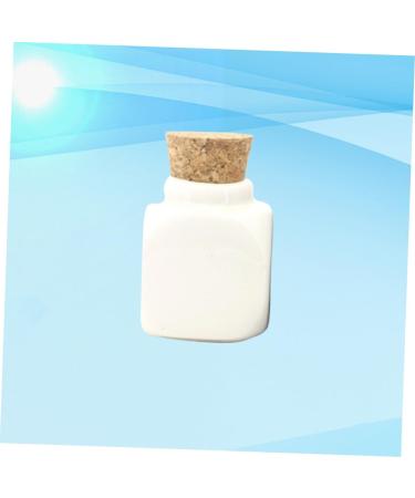 minkissy 2pcs Bottle for Manicure Gratitude Jar Clear Bottle with Lid Travel Bottles Polymer Clay Charms for Nails Blessings Jar Ceramic Favor Jars Ceramics for Manicure Bamboo - Buy Online on GoSupps.com