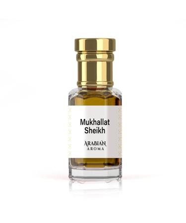 Mukhallat Sheikh Perfume Oil Attar Fragrance with Rose and Oud Notes Mukhallat Perfume Oil Non Alcoholic Arabian Attar Long Lasting Oriental Fragrance
