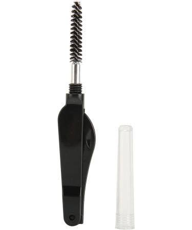 Verdant Touch Double Head Eyebrow Brush Double Head Eyebrow Eyelash Comb Foldable Portable Brow Mascara Brush Women's Makeup Grooming Tool Black - Buy Online on GoSupps.com