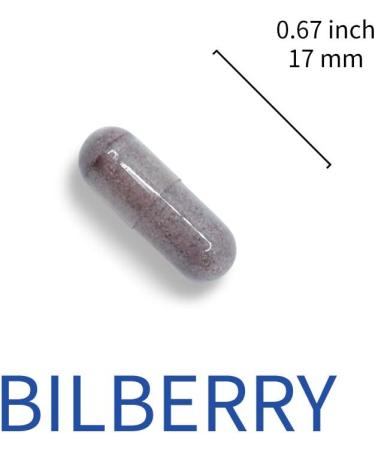 High Strength Lovita Bilberry Extract Capsules - 6000mg Equivalent - 25% Anthocyanins - Eye Health & Support - 60ct - Buy Online on GoSupps.com