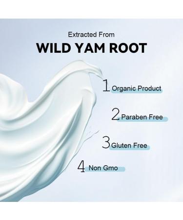Organic Wild Yam Cream for Hormone Balance | Dr. Barbara O'Neill Recommended | Menopause & Perimenopause Support | 3.38oz - Buy Online on GoSupps.com