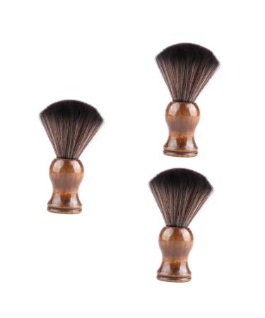 Minkissy 3 STK Men's Bartbrush Razor Brazil Shave beard care brush male beard brush Razor For Men mustache brushes men's razor set care needs.