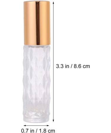 Milists 10PCs 6ml Roller Bottles for Essential Oils Glass Perfume Dispenser with Scooter Ball Ideal for Aromatherapy & Travel - Buy Online on GoSupps.com
