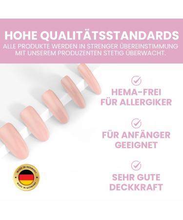 Buy Jezz it! Premium UV Nail Polish Pastel Apricot - Allergy-Friendly Long-lasting Gel - UV & LED Compatible - Made in Germany - Buy Online on GoSupps.com