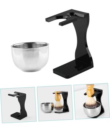 Angoily Men's Razor Set: Shaving Stand Bowl and Soap Holder - Essential Grooming Kit for Dads - Buy Online on GoSupps.com