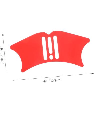 Baluue Eyeliner Eyelash Shield Eyelash Applicator Tool Women Eyeliner Stencils Red 10.3x3.8cm Red - Buy Online on GoSupps.com
