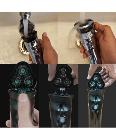 Buy IPX7 Waterproof Electric Head Shaver for Bald Men | Dual Wet-Dry Smart Razor with LCD Display & Beard Trimmer - Buy Online on GoSupps.com