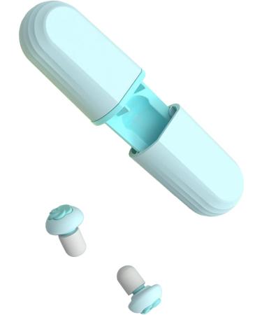 Noise Canceling Ear Plugs for Sleeping & Working | Reusable Silicone Earplugs (6 Pairs Blue) - Best Noise Reduction Solution - Buy Online on GoSupps.com